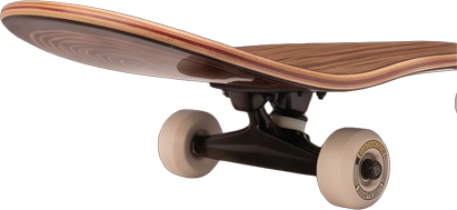 Wooden skateboard